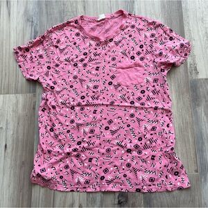 Funky 80’s style patterned T-shirt